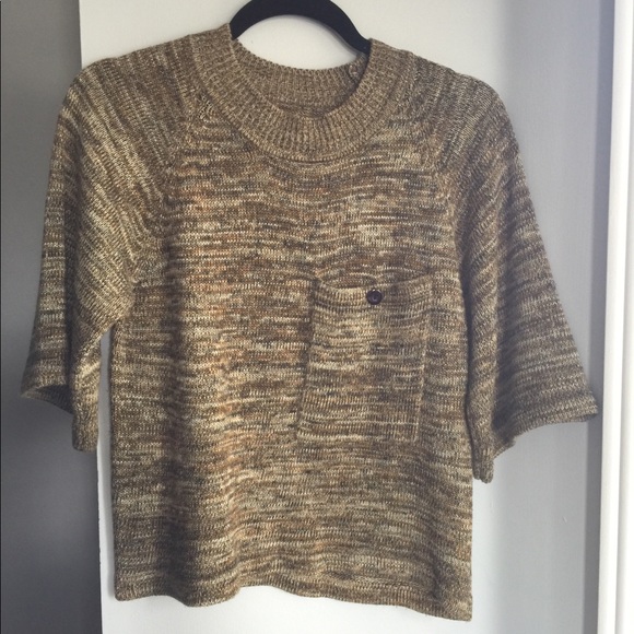 CROPPED SWEATER TOP - Picture 1 of 4